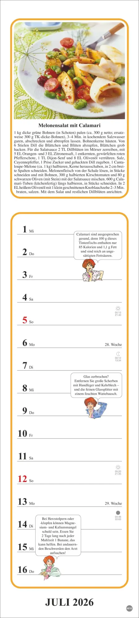 Bild: 9783756409563 | Tante Clara Küchenkalender 2026 | Kalender | Spiralbindung | 26 S.