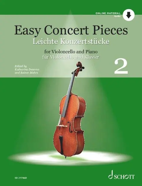 Cover: 9790001219563 | Leichte Konzertstücke für Violoncello und Klavier. Band 2 | Broschüre