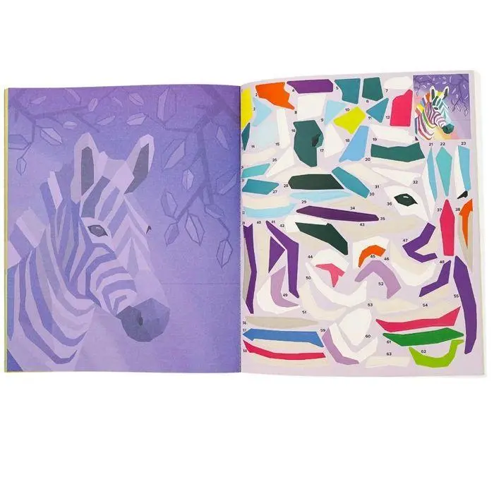 Bild: 7640409429663 | Sticker Painting Buch Safari (MQ3) | Herausgegeben von ARTISTA | Spiel