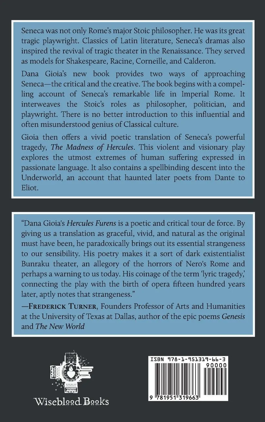 Rückseite: 9781951319663 | Seneca | The Madness of Hercules | Seneca | Buch | Englisch | 2023