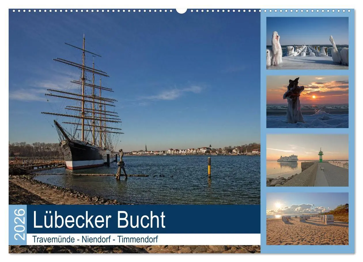 Cover: 9783457899663 | Lübecker Bucht - Travemünde - Niendorf - Timmendorf (Wandkalender...