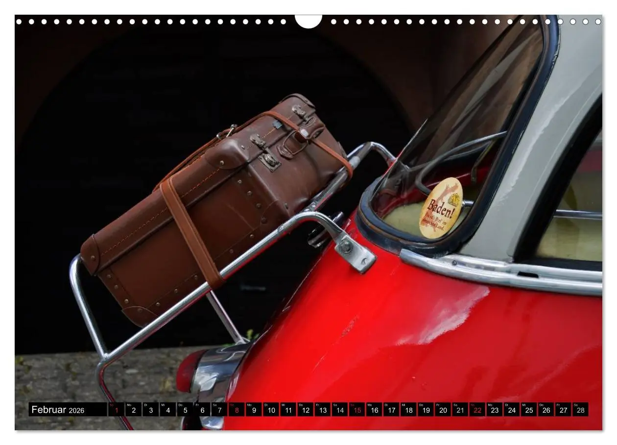 Bild: 9783516129663 | BMW Isetta - Die Knutschkugel (Wandkalender 2026 DIN A3 quer),...