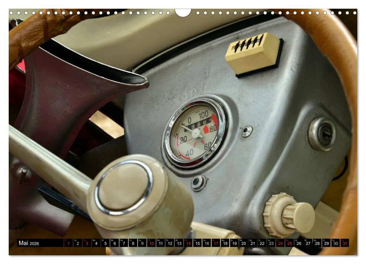 Bild: 9783516129663 | BMW Isetta - Die Knutschkugel (Wandkalender 2026 DIN A3 quer),...