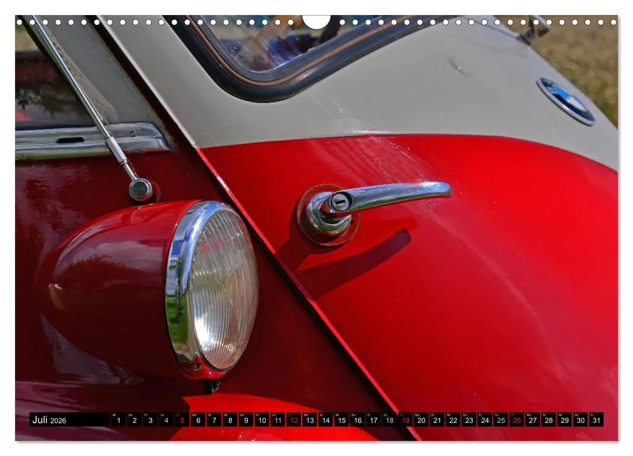 Bild: 9783516129663 | BMW Isetta - Die Knutschkugel (Wandkalender 2026 DIN A3 quer),...