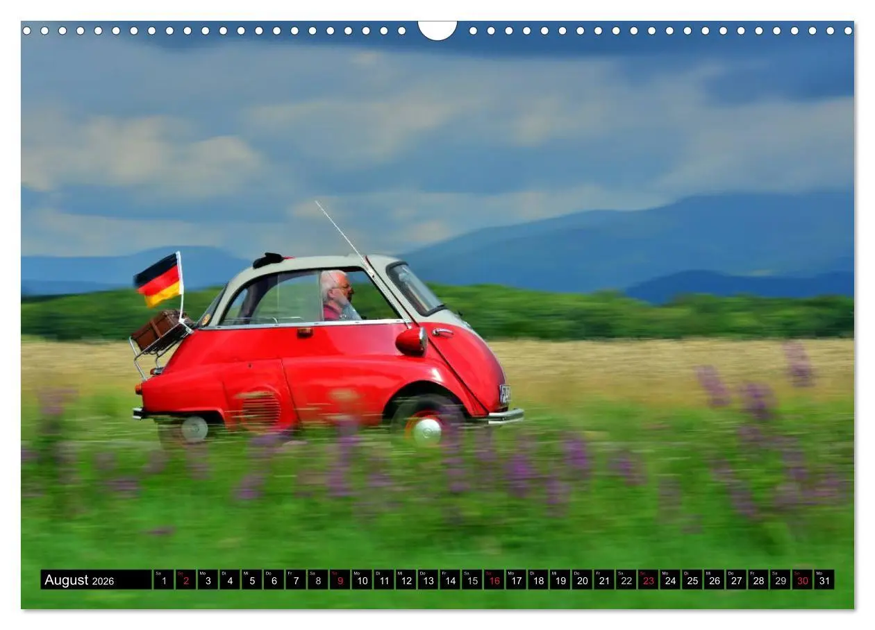 Bild: 9783516129663 | BMW Isetta - Die Knutschkugel (Wandkalender 2026 DIN A3 quer),...