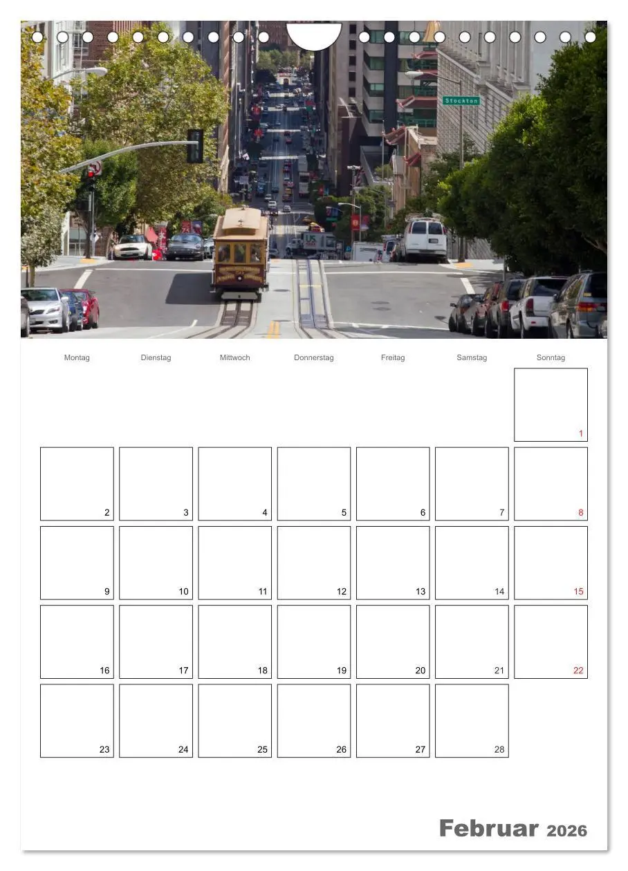 Bild: 9783516439663 | SAN FRANCISCO Terminplaner (Wandkalender 2026 DIN A4 hoch),...