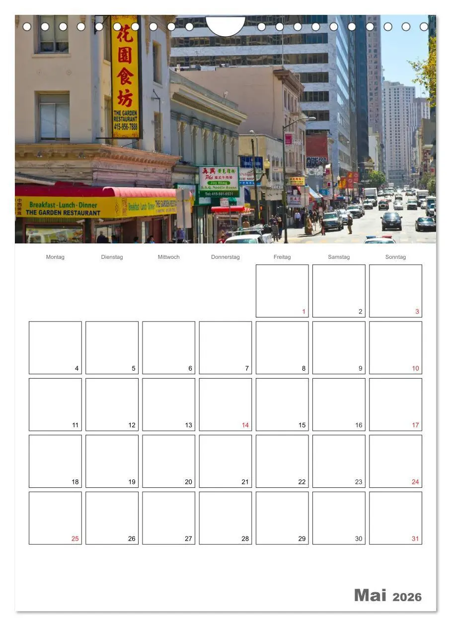 Bild: 9783516439663 | SAN FRANCISCO Terminplaner (Wandkalender 2026 DIN A4 hoch),...