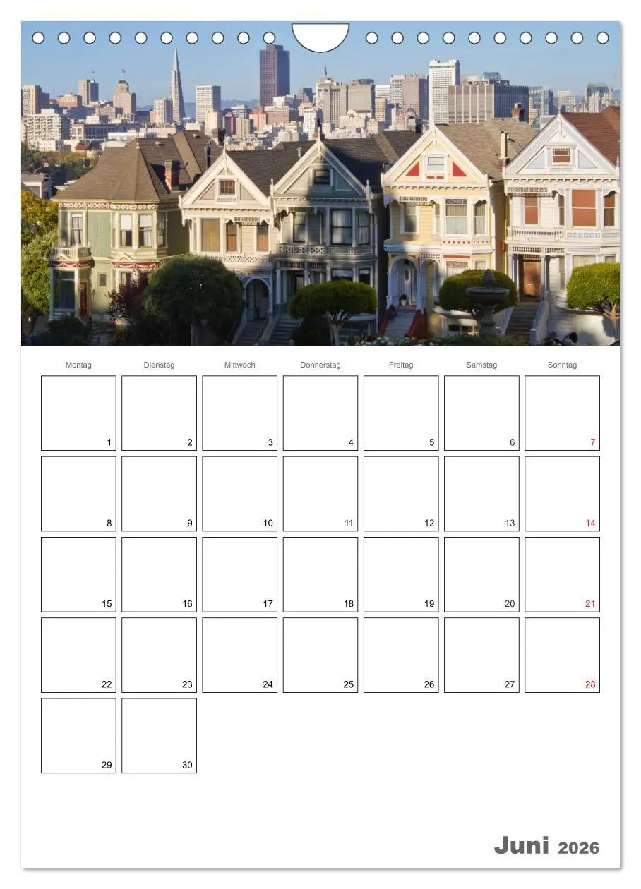 Bild: 9783516439663 | SAN FRANCISCO Terminplaner (Wandkalender 2026 DIN A4 hoch),...