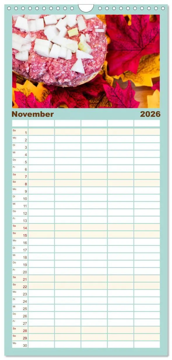 Bild: 9783516509663 | Familienplaner 2026 - Mettkalender - Spread some more Mett mit 5...