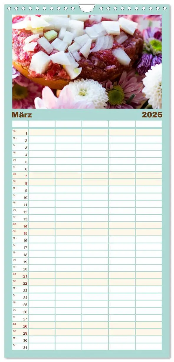 Bild: 9783516509663 | Familienplaner 2026 - Mettkalender - Spread some more Mett mit 5...