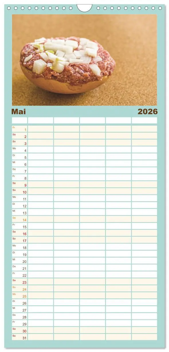 Bild: 9783516509663 | Familienplaner 2026 - Mettkalender - Spread some more Mett mit 5...