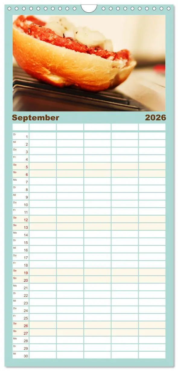 Bild: 9783516509663 | Familienplaner 2026 - Mettkalender - Spread some more Mett mit 5...