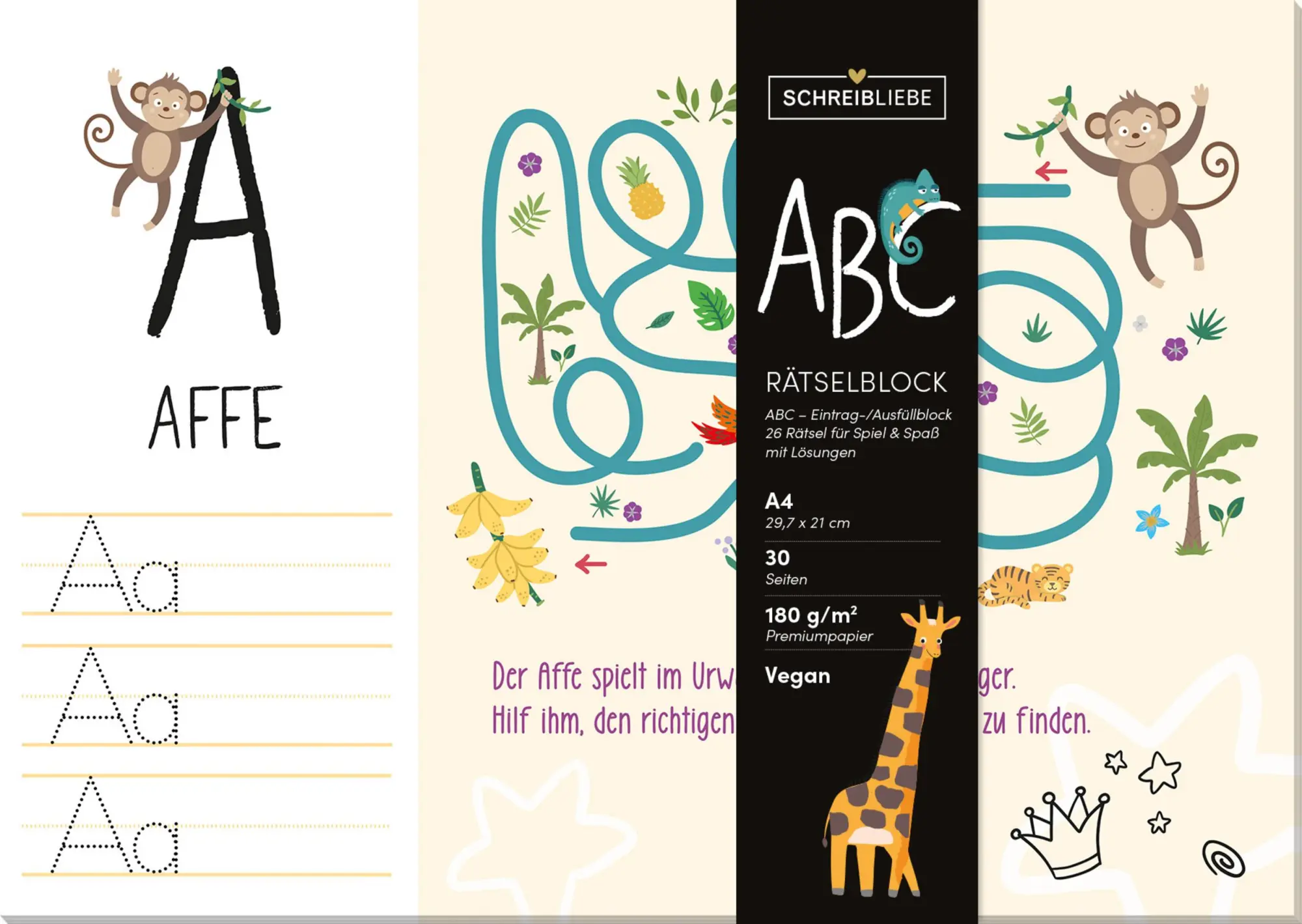 Cover: 9783731889663 | ABC- Rätselblock | Korsch Verlag | Buch | 30 S. | Deutsch | 2025