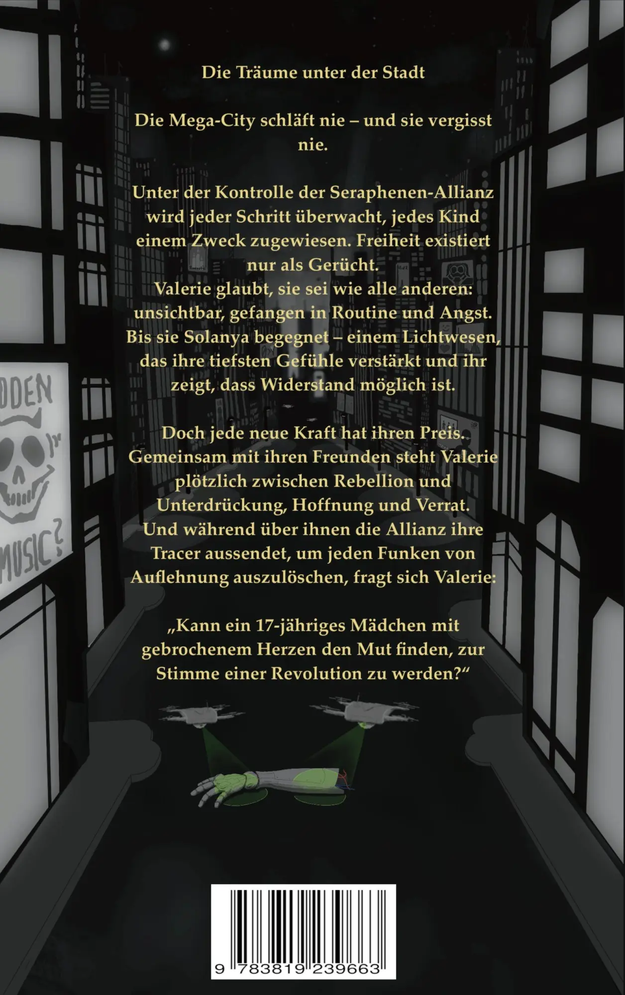Rückseite: 9783819239663 | Die Träume unter der Stadt | Valeries Geschichte Band 1 | Lindenberger