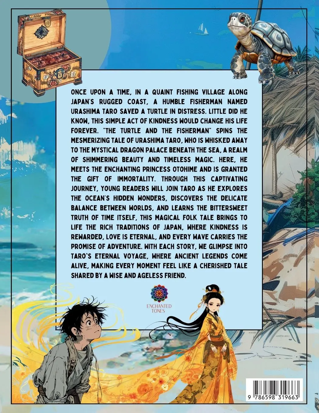 Rückseite: 9786598319663 | The Turtle and the Fisherman | Mayumi Nakagaki | Taschenbuch | 2024