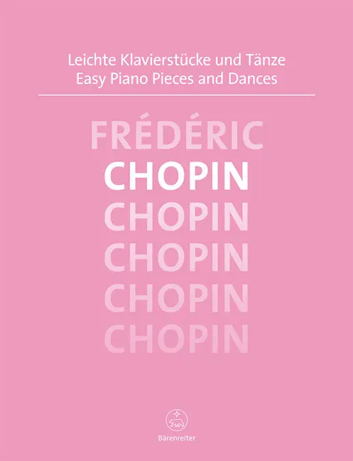 Cover: 9790006499663 | Leichte Klavierstücke und Tänze | Dt/engl/frz | Frédéric Chopin | 2004