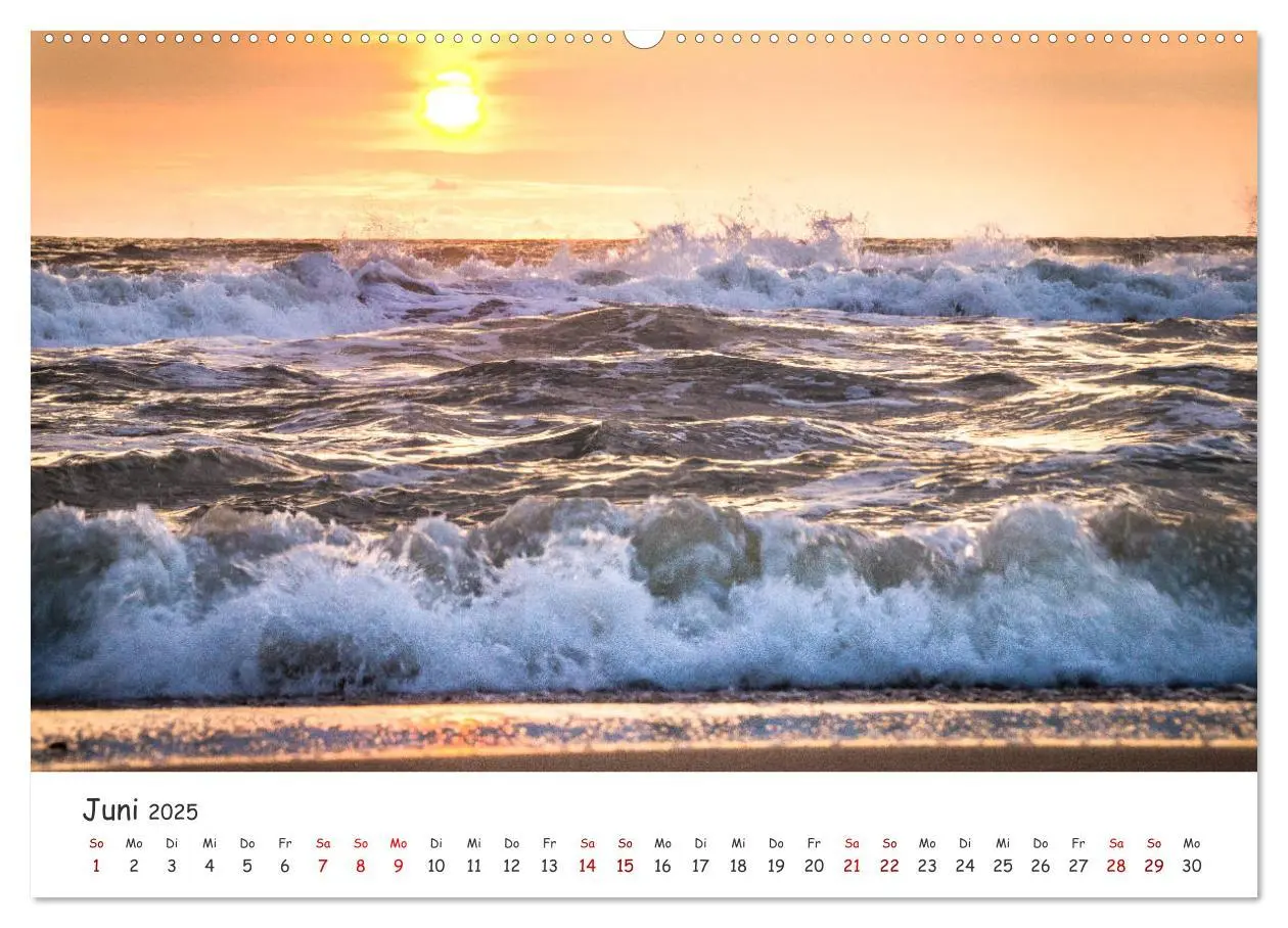 Bild: 9783435179763 | Dünen und Meer Nordseemomente (Wandkalender 2025 DIN A2 quer),...