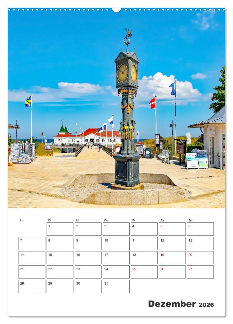 Bild: 9783516359763 | Usedom - Terminplaner (Wandkalender 2026 DIN A2 hoch), CALVENDO...