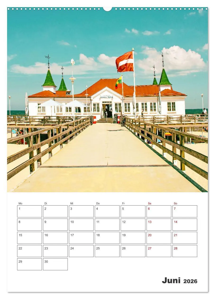 Bild: 9783516359763 | Usedom - Terminplaner (Wandkalender 2026 DIN A2 hoch), CALVENDO...