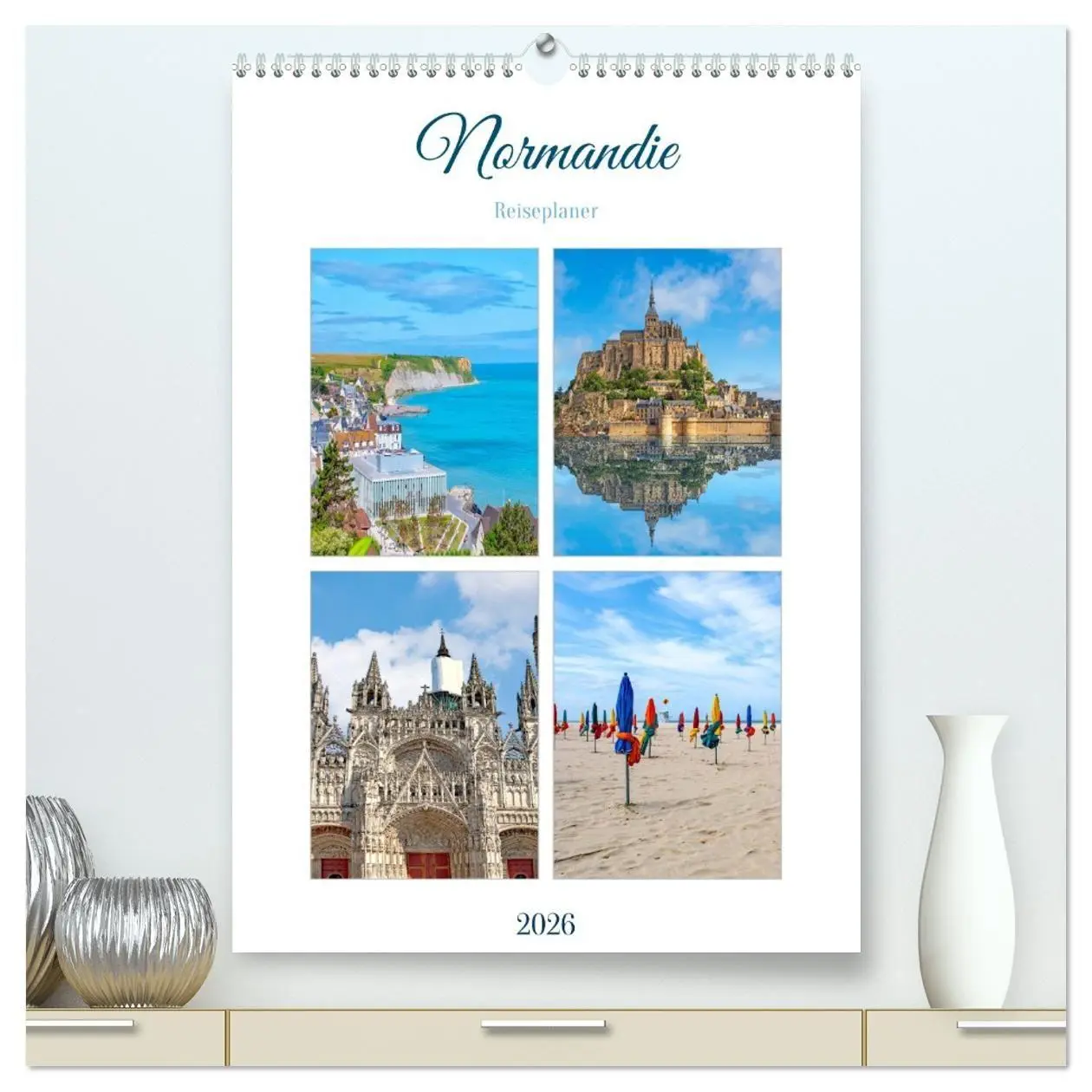Cover: 9783516669763 | Normandie - Reiseplaner (hochwertiger Premium Wandkalender 2026 DIN...