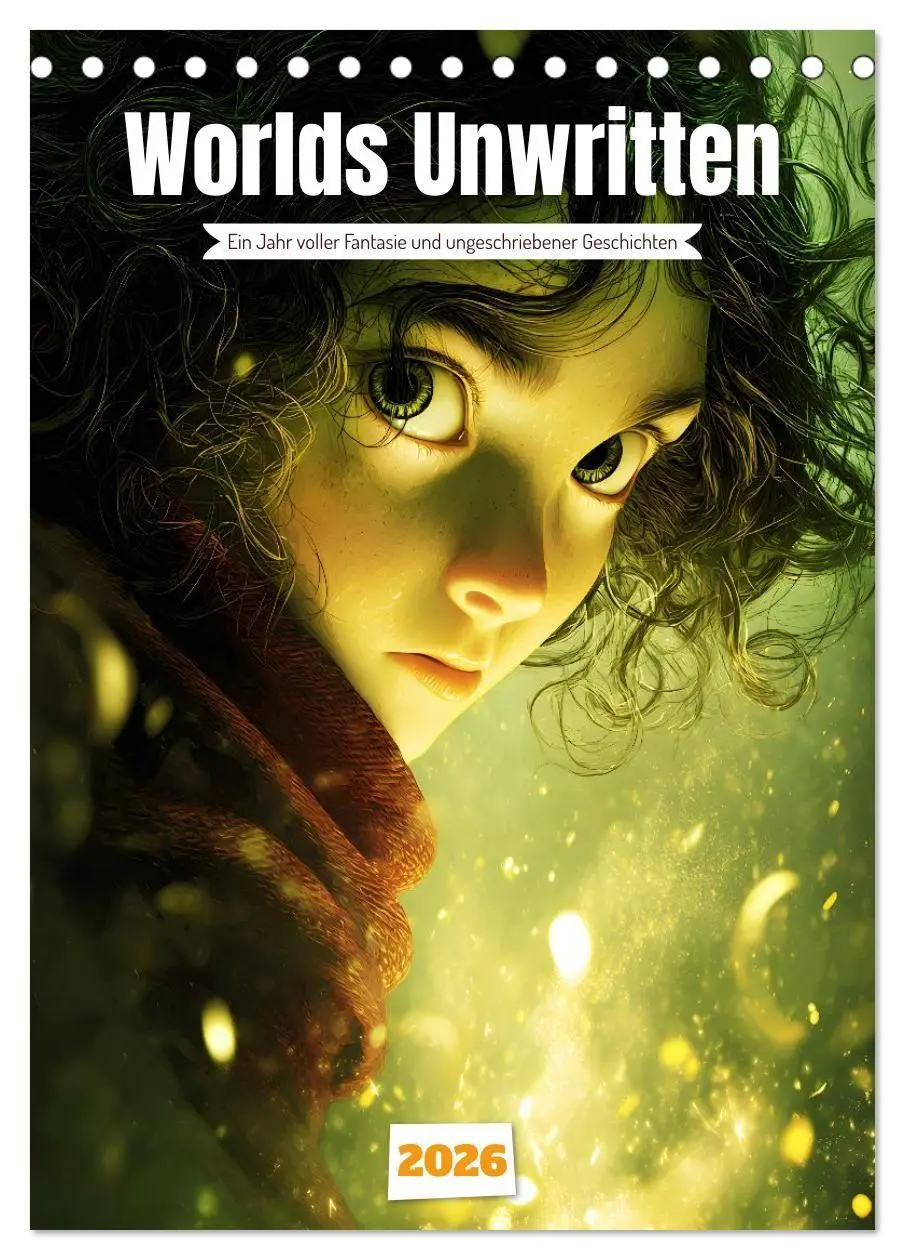 Cover: 9783516739763 | Worlds Unwritten (Tischkalender 2026 DIN A5 hoch), CALVENDO...