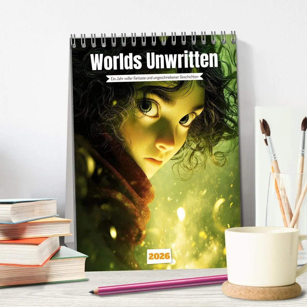 Bild: 9783516739763 | Worlds Unwritten (Tischkalender 2026 DIN A5 hoch), CALVENDO...