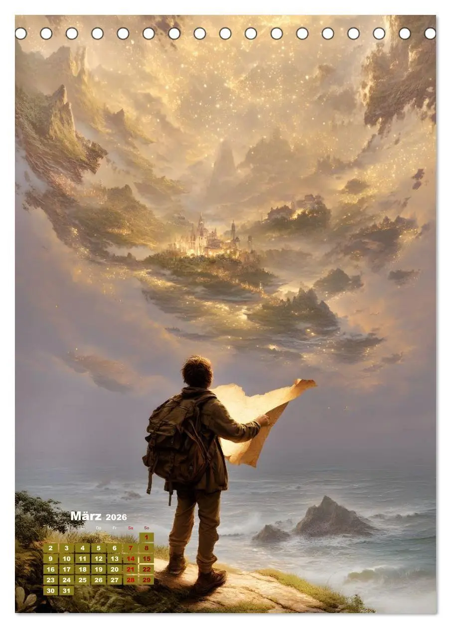 Bild: 9783516739763 | Worlds Unwritten (Tischkalender 2026 DIN A5 hoch), CALVENDO...