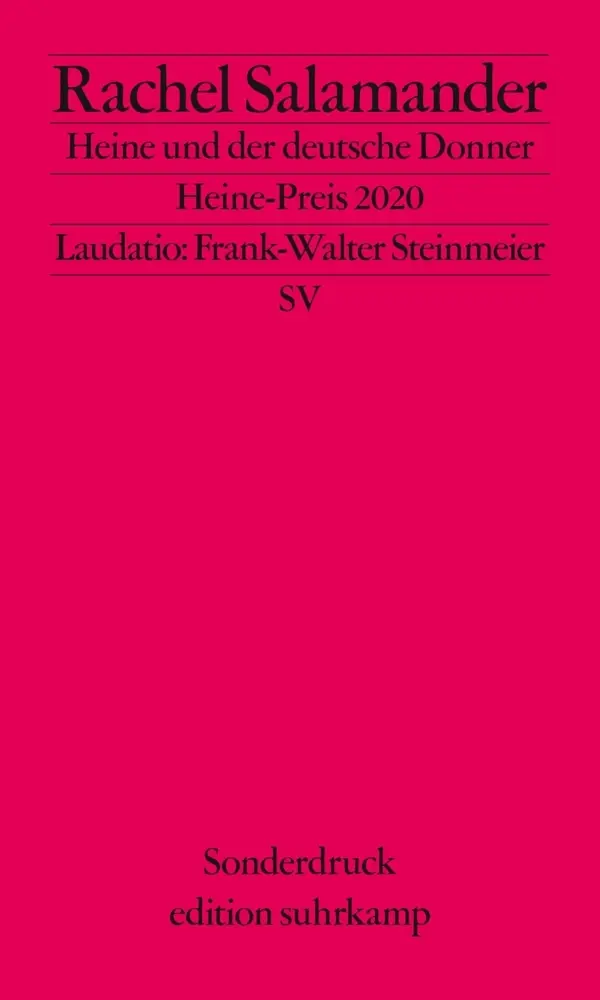 Cover: 9783518029763 | Heine und der deutsche Donner | Rachel Salamander | Taschenbuch | 2021