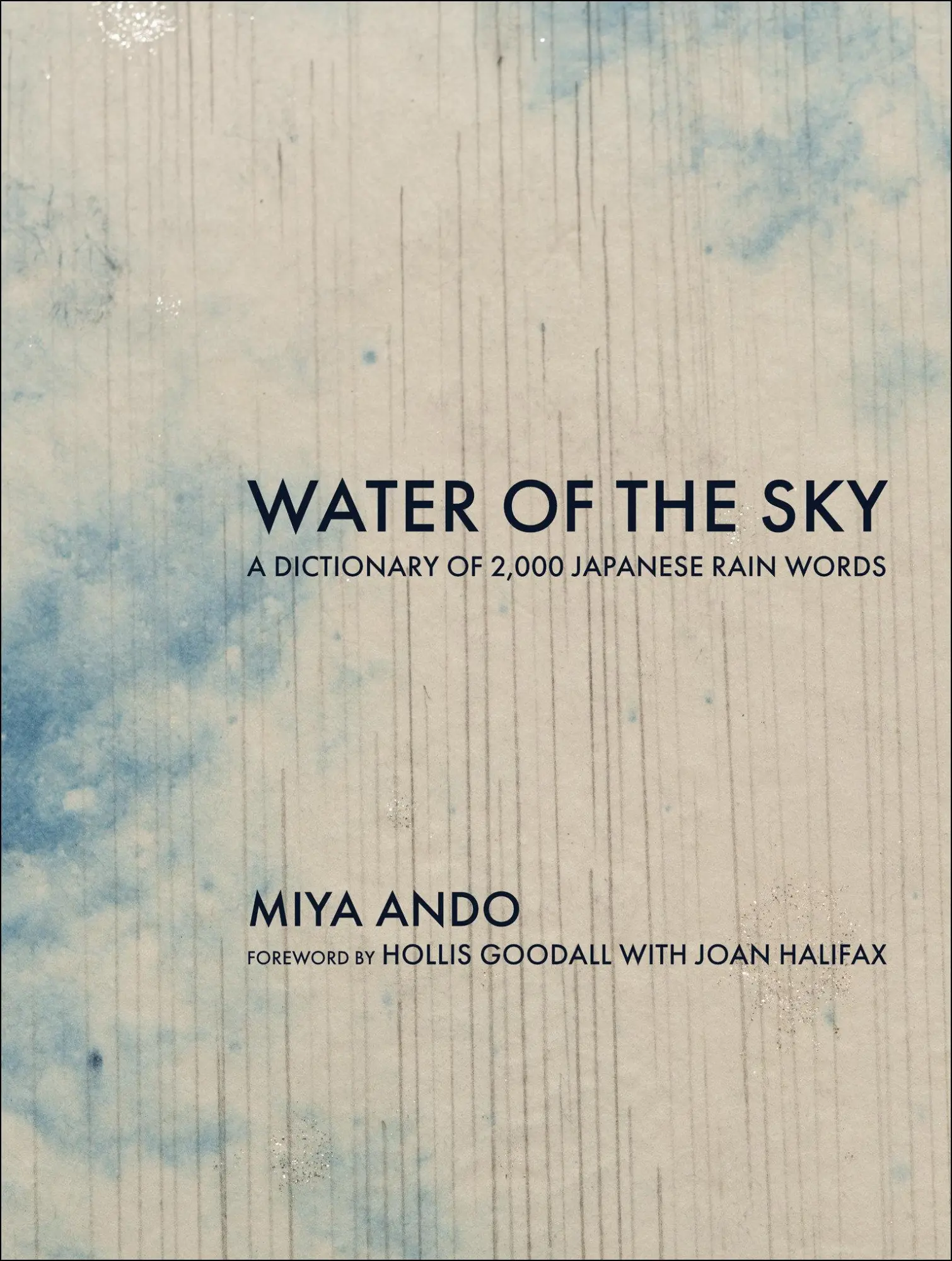 Cover: 9780262049863 | Water of the Sky | A Dictionary of 2,000 Japanese Rain Words | Ando