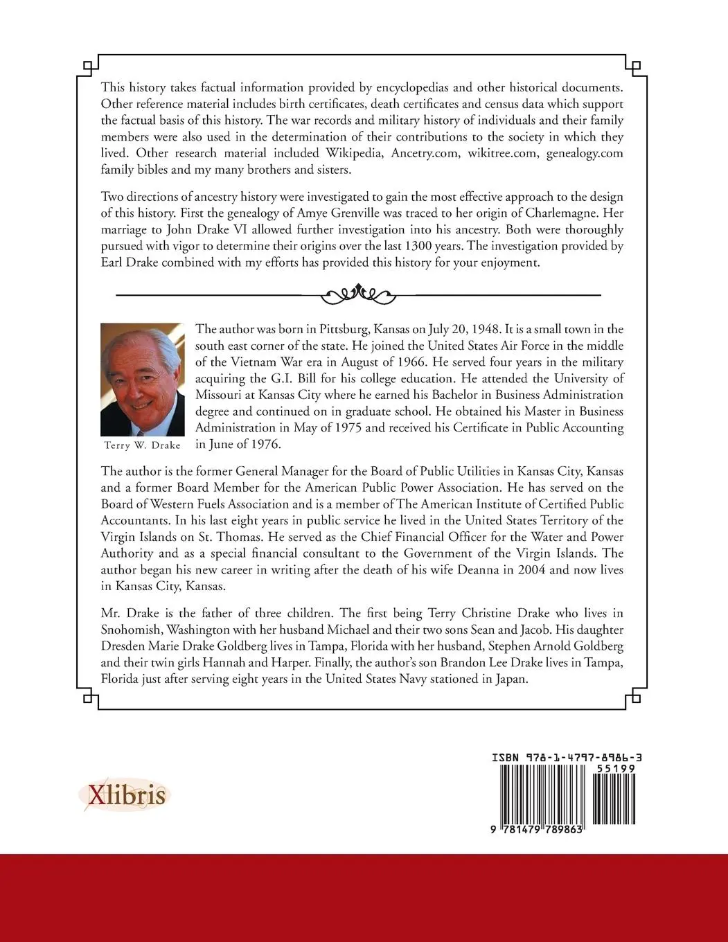Rückseite: 9781479789863 | The History of the Drake Family and the Times They Lived | Drake