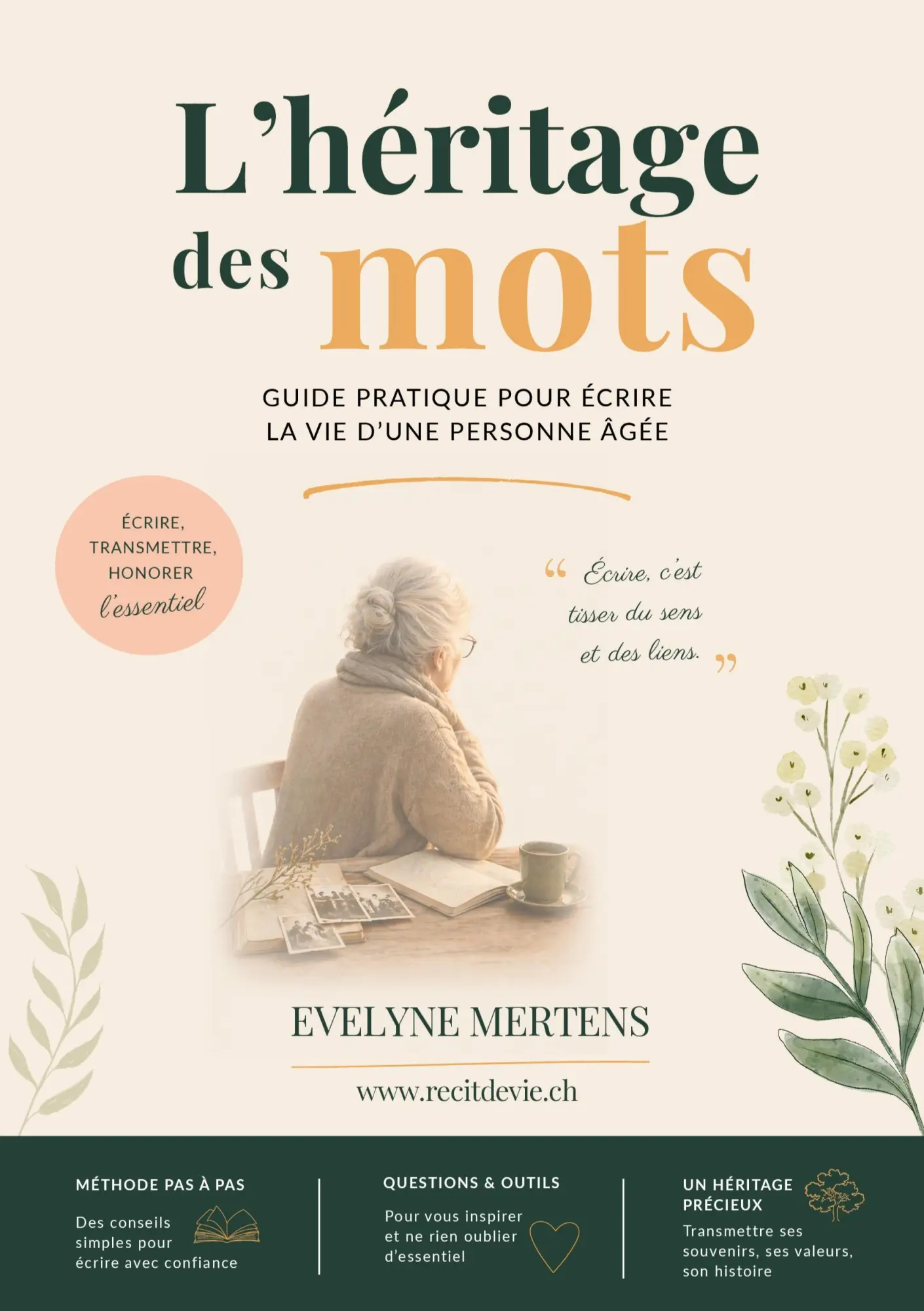 Cover: 9782322859863 | L'héritage des mots Guide pratique pour écrire la vie d'une...