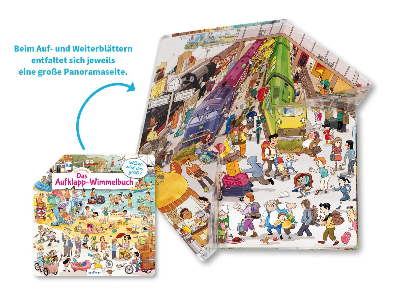 Bild: 9783480239863 | Das Aufklapp-Wimmelbuch | Lilli L'Arronge | Buch | 10 S. | Deutsch