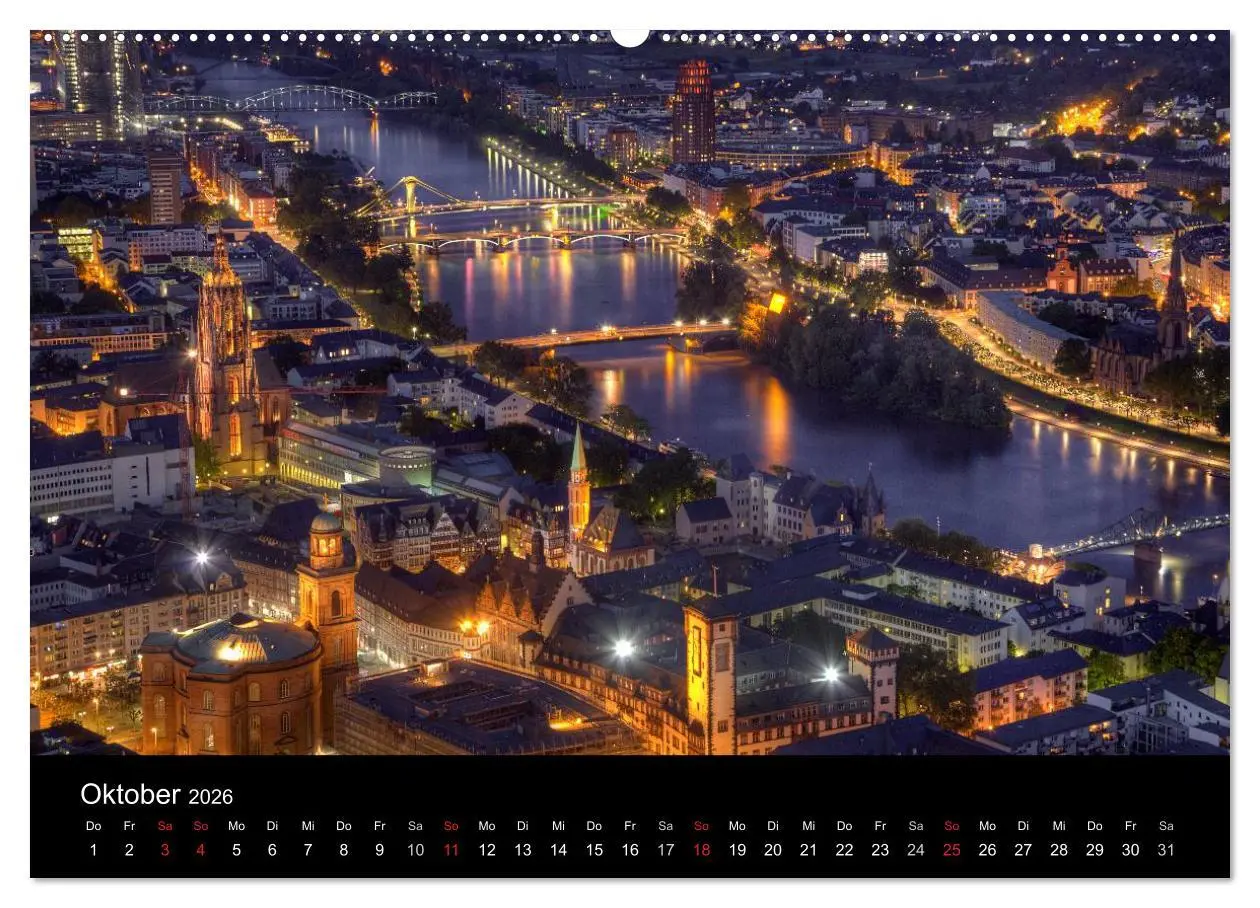 Bild: 9783516109863 | Europäische Städte bei Nacht (hochwertiger Premium Wandkalender...