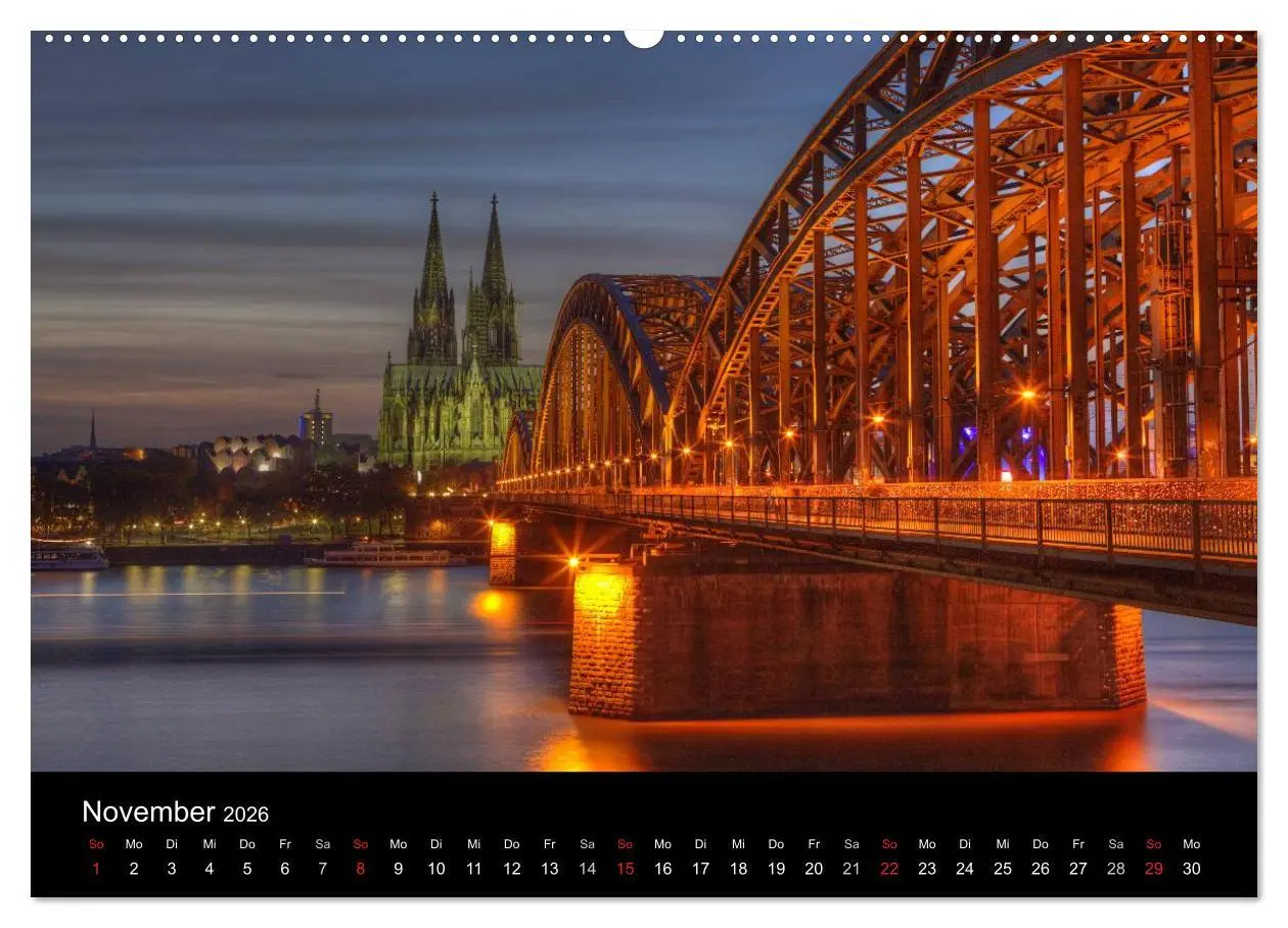 Bild: 9783516109863 | Europäische Städte bei Nacht (hochwertiger Premium Wandkalender...