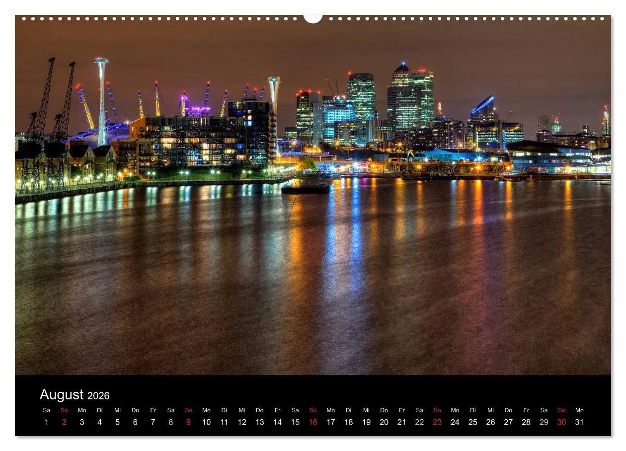 Bild: 9783516109863 | Europäische Städte bei Nacht (hochwertiger Premium Wandkalender...