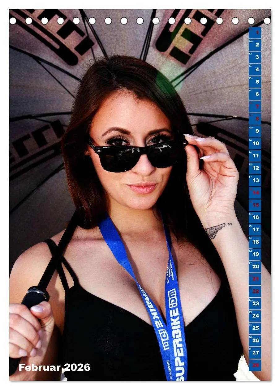 Bild: 9783516349863 | Beauty Grid Girls 2026 (Tischkalender 2026 DIN A5 hoch), CALVENDO...