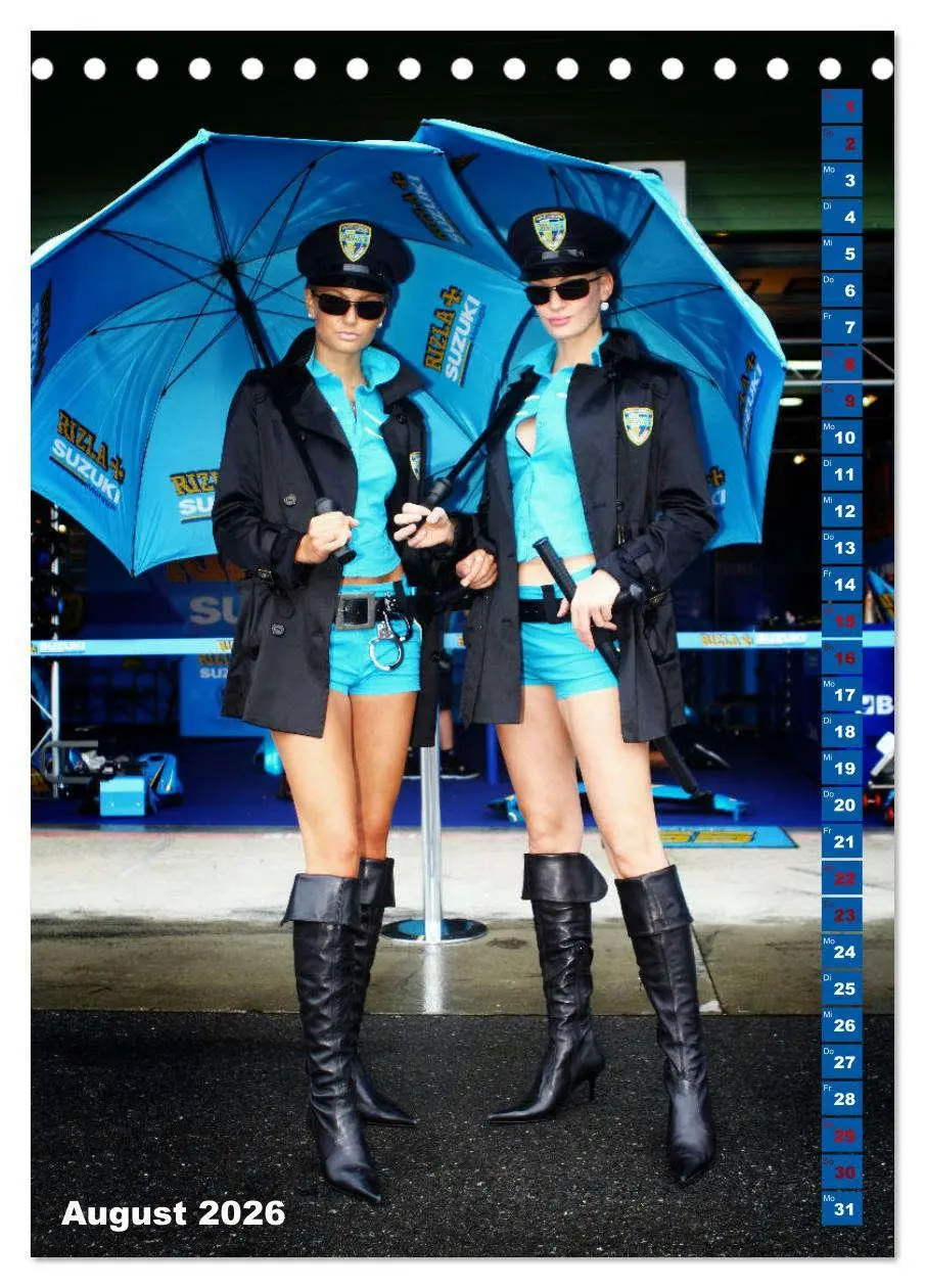 Bild: 9783516349863 | Beauty Grid Girls 2026 (Tischkalender 2026 DIN A5 hoch), CALVENDO...