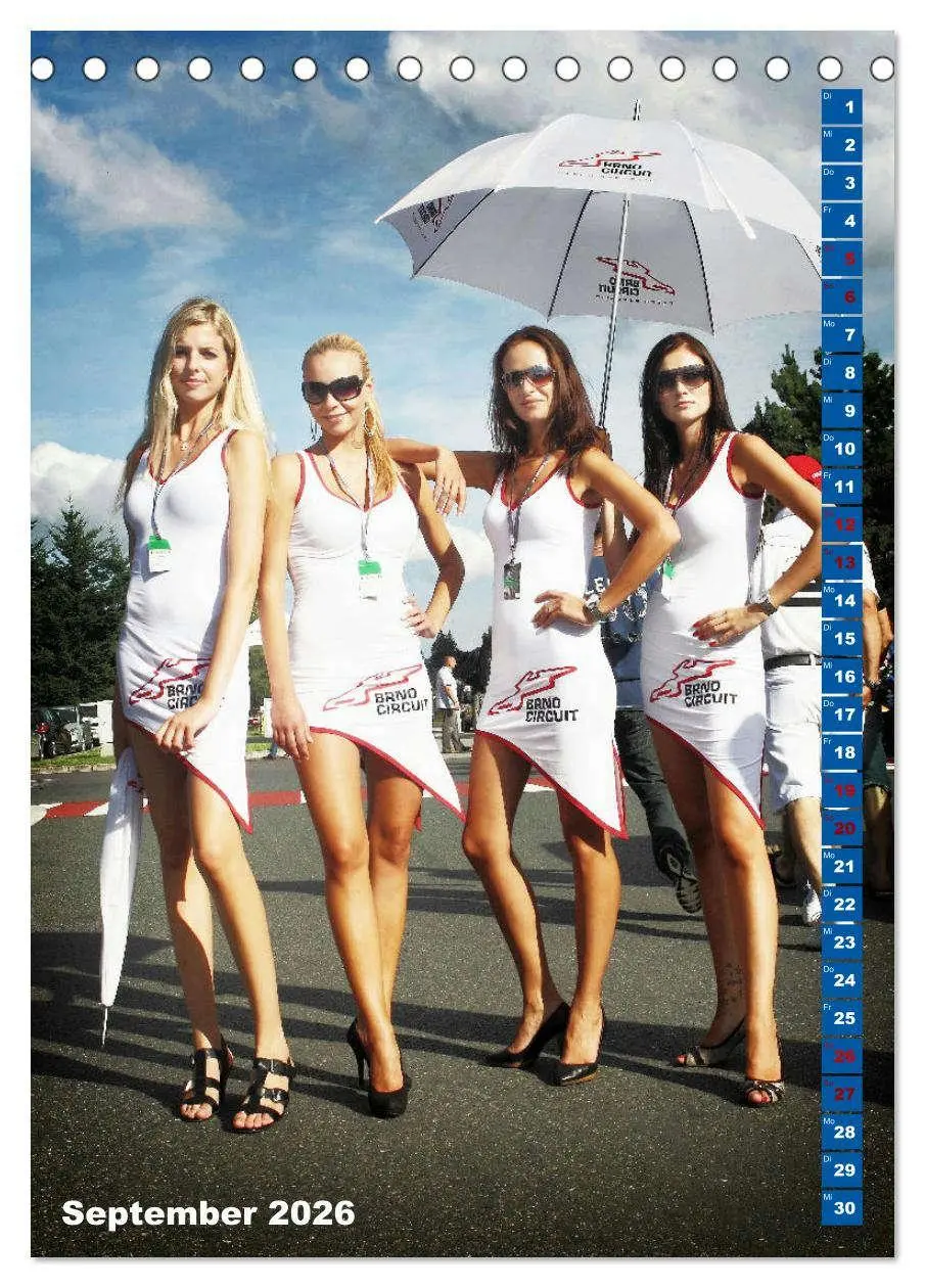 Bild: 9783516349863 | Beauty Grid Girls 2026 (Tischkalender 2026 DIN A5 hoch), CALVENDO...