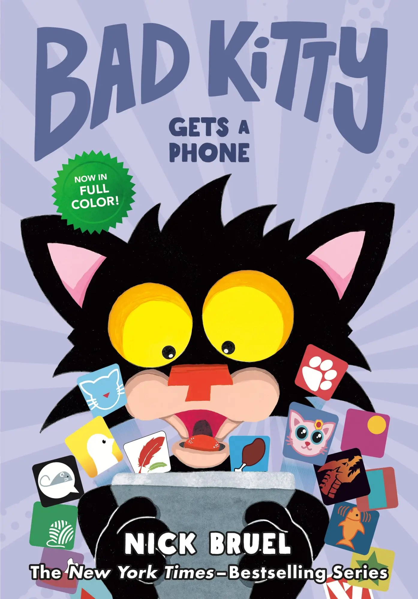 Cover: 9781250749963 | Bad Kitty Gets a Phone (Graphic Novel) | Nick Bruel | Buch | Gebunden