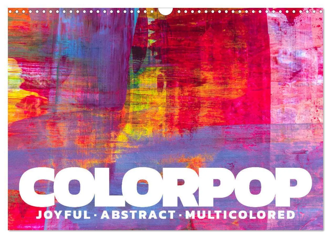 Cover: 9783435159963 | Colorpop - Joyful, abstract. multicolored (Wandkalender 2025 DIN A3...