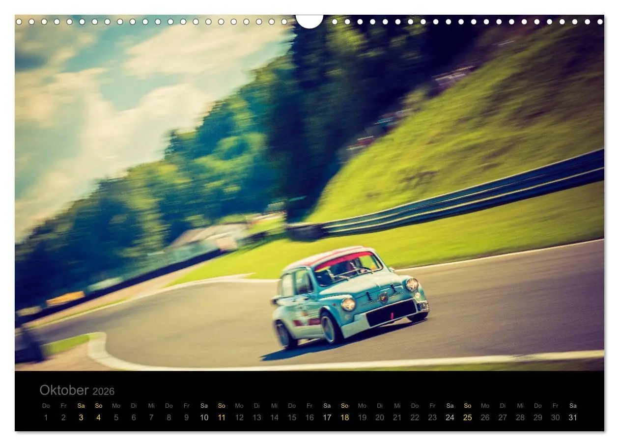 Bild: 9783457869963 | Abarth Racing (Wandkalender 2026 DIN A3 quer), CALVENDO Monatskalender
