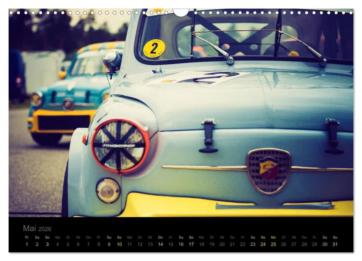 Bild: 9783457869963 | Abarth Racing (Wandkalender 2026 DIN A3 quer), CALVENDO Monatskalender