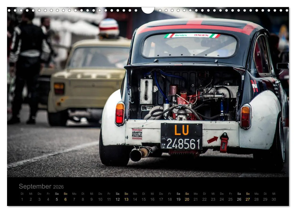 Bild: 9783457869963 | Abarth Racing (Wandkalender 2026 DIN A3 quer), CALVENDO Monatskalender