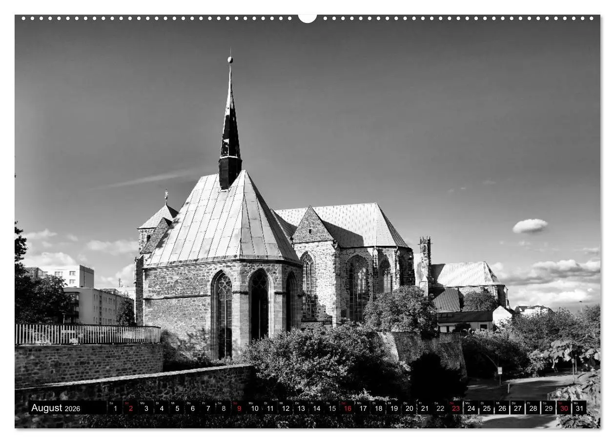 Bild: 9783516029963 | Magdeburg in Schwarz - Weiß (hochwertiger Premium Wandkalender 2026...