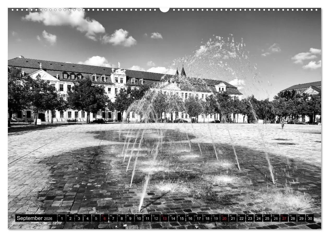 Bild: 9783516029963 | Magdeburg in Schwarz - Weiß (hochwertiger Premium Wandkalender 2026...