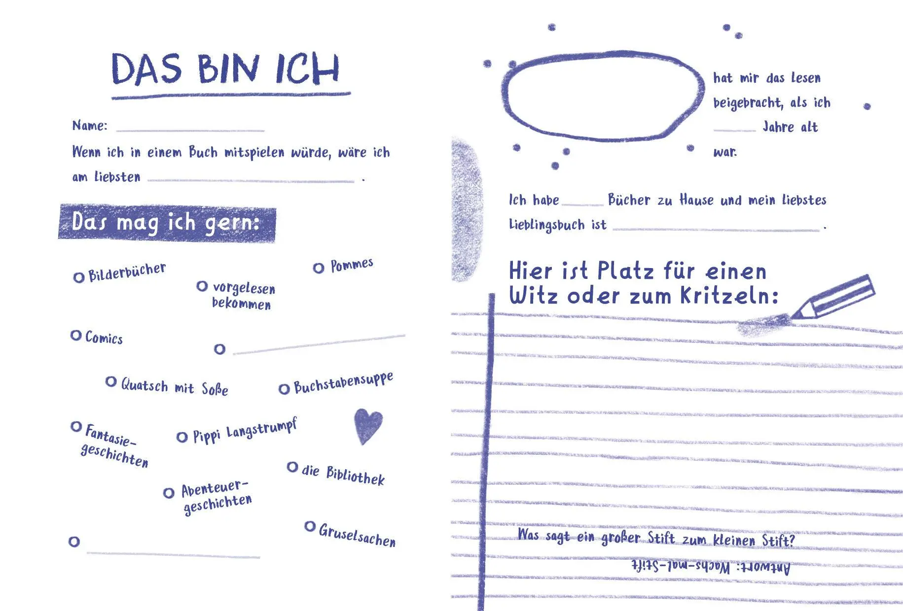 Bild: 9783570179963 | Das Buch-Buch - Steckbriefe für deine Lieblingsbücher - witzige...