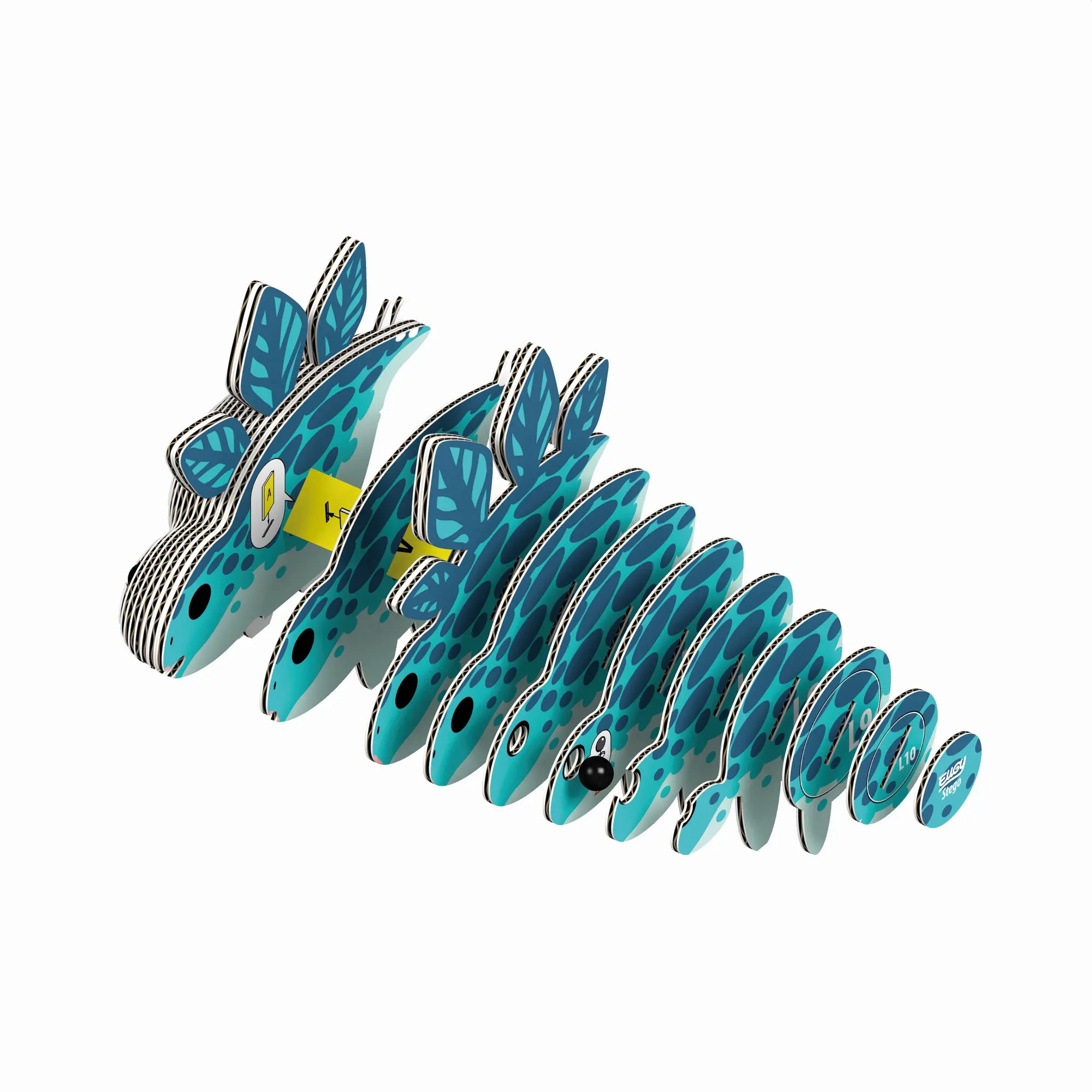 Bild: 9421035150064 | EUGY - 3D Bastelset Stegosaurus | Eugy | Kit (Bastelset) | 650007