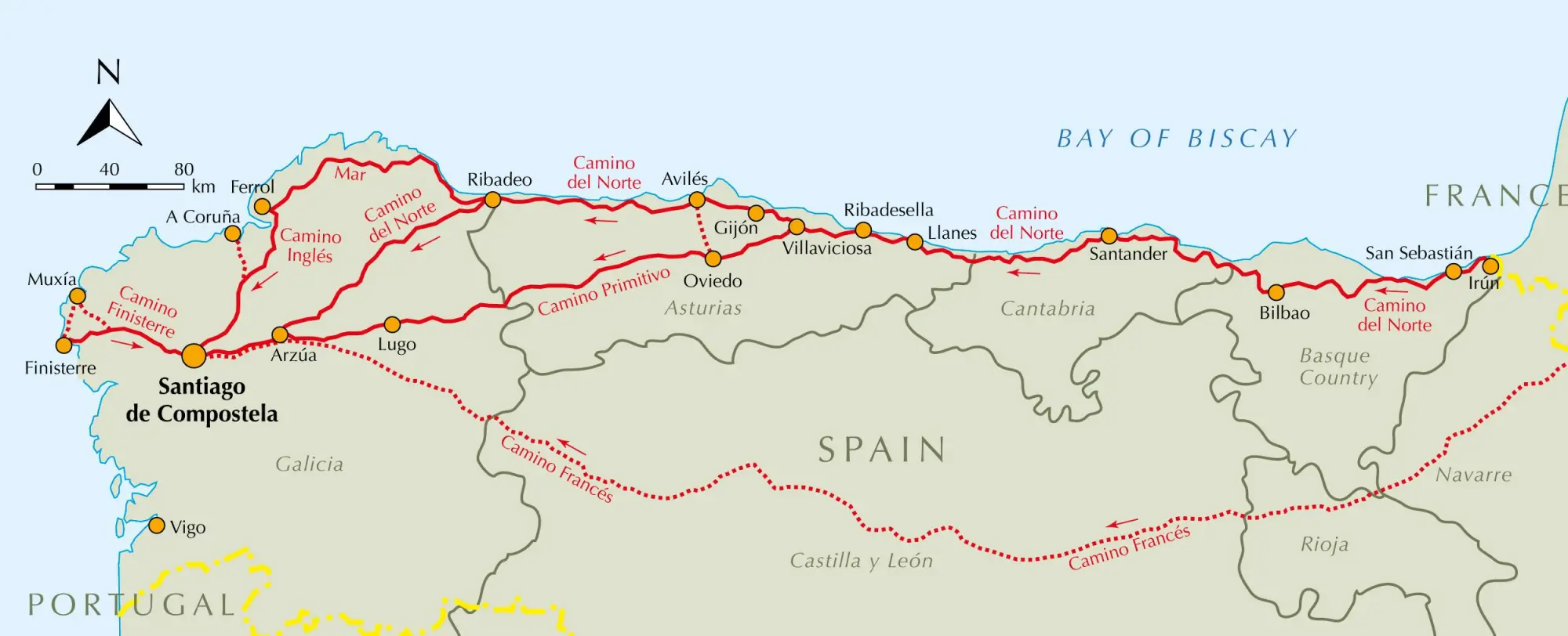 Bild: 9781786310064 | Camino Inglés and Ruta Do Mar | Dave Whitson (u. a.) | Taschenbuch