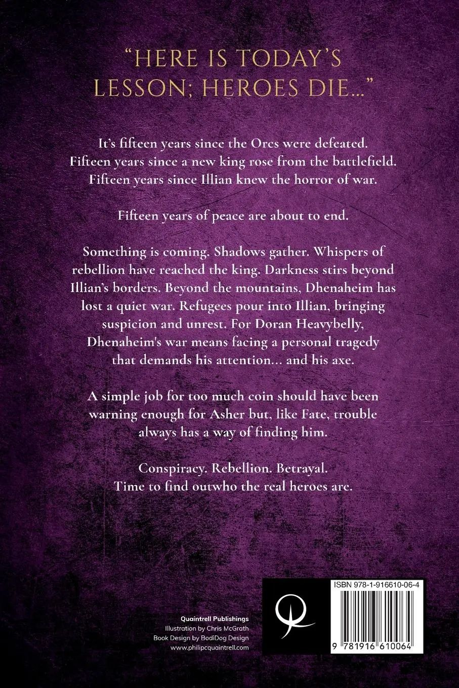 Rückseite: 9781916610064 | The Knights of Erador | (The Echoes Saga: Book 7) | Quaintrell | Buch