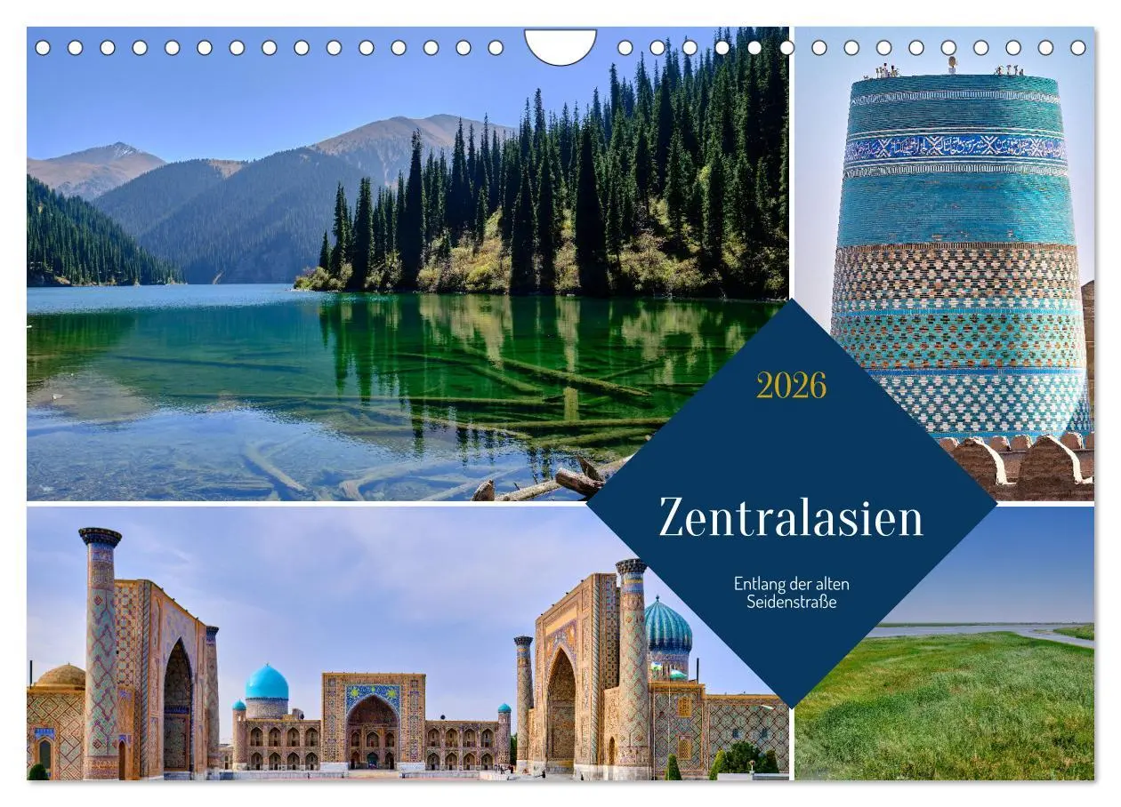 Cover: 9783457360064 | Zentralasien - Entlang der alten Seidenstraße (Wandkalender 2026...